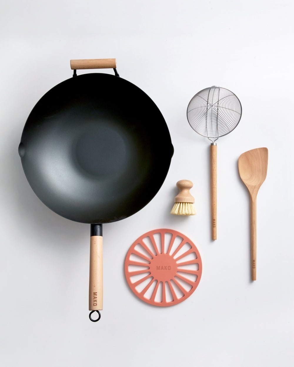 MAKO Wok & Companion Cookbook Set